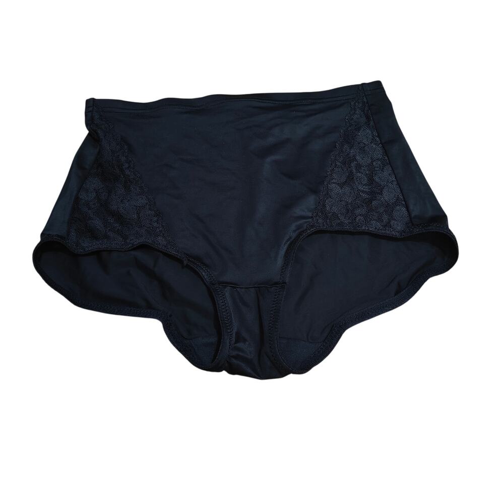 Vintage FLEXEES Large Black Lace Hip Firm Control Shaper Panties #44154/44450